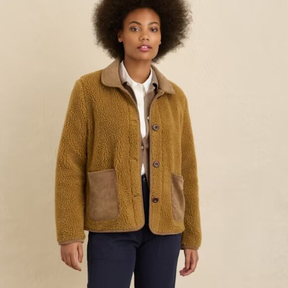 Alex Mill Sherpa Work Jacket Size L - Picture 2 of 5